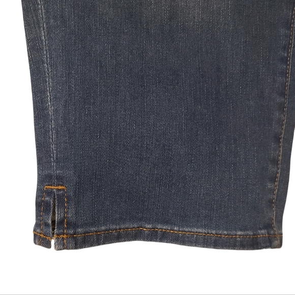 NWT Talbots size 10 blue pedal pusher jeans - Picture 3 of 6